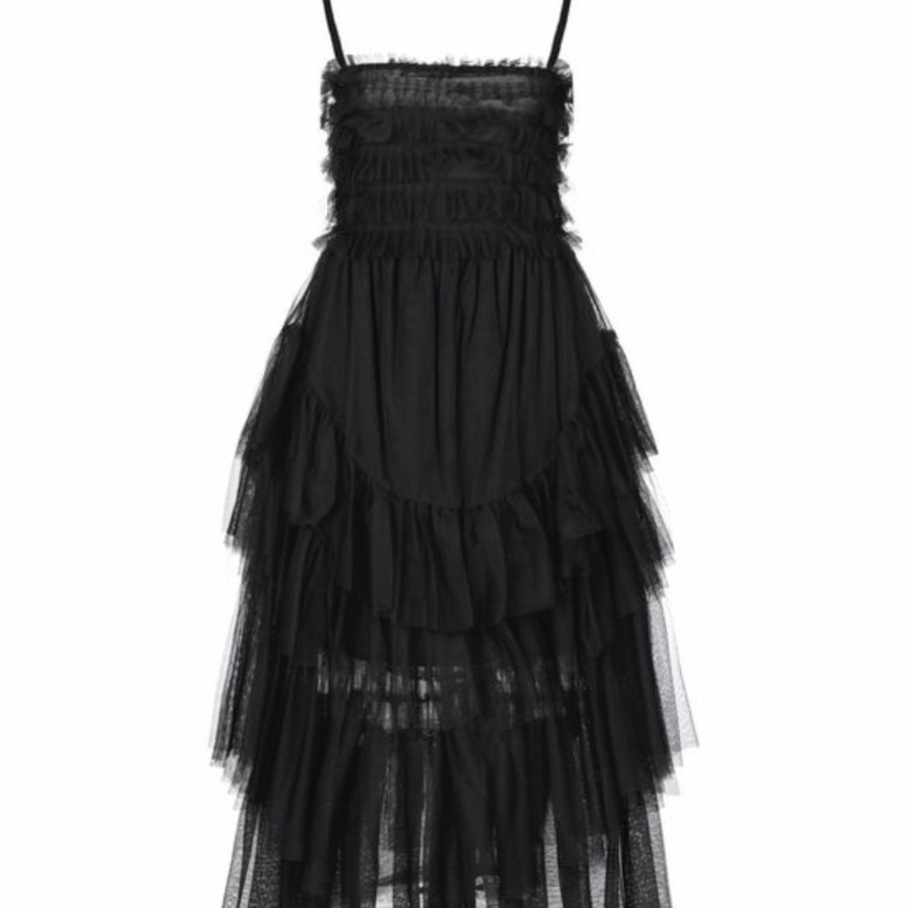 Black dress cut for weddings party date night